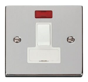 Click Scolmore - Click Deco 13A Fused Switched Connection Unit With Neon White (VPCH652WH)