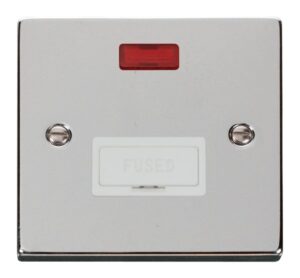 Click Scolmore - Click Deco 13A Fused Connection Unit With Neon White (VPCH653WH)