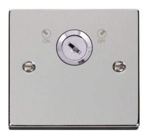 Click Scolmore - Click Deco 20A Double Pole Key Lockable Switch (VPCH660)