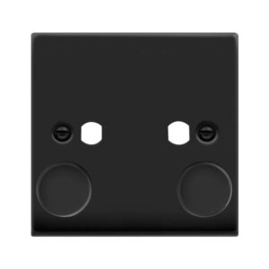 Click Scolmore - Click Deco Vp Mb 2 Gang Double Dimmer Plate & Knobs (VPMB152PL)