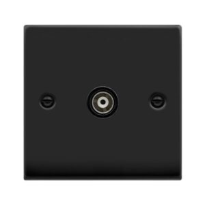 Click Scolmore - Click Deco Vp Matt Black 1G Isol.Co (VPMB158BK)