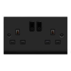 Click Scolmore - Click Deco Ingot 13A 2G Rf Smart Socket Deco Mb Bk (VPMB30536BK)