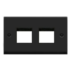 Click Scolmore - Click Deco 2G Plate(2+2)Sw Aper (VPMB404BK)