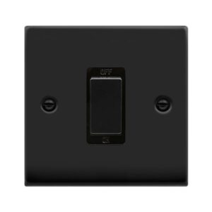 Click Scolmore - Click Deco Ingot 1G 45A Dp Switch Bk (VPMB500BK)
