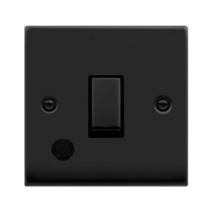 Click Scolmore - Click Deco 20A 1G Ingot Sw+F O (VPMB522BK)