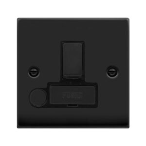 Click Scolmore - Click Deco Ingot13A Switch Spur+F O (VPMB551BK)