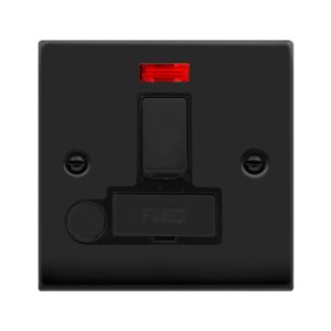 Click Scolmore - Click Deco Ingot13A Switch Spur+F O (VPMB552BK)