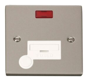 Click Scolmore - Click Deco 13A Fused Connection Unit With Flex Outlet & Neon White (VPPN053WH)