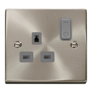 Click Scolmore - Click Deco Ingot 13A 1G Rf Smart Socket Deco Sc Gy (VPSC30535GY)