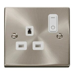 Click Scolmore - Click Deco Ingot 13A 1G Rf Smart Socket Deco Sc Wh (VPSC30535WH)