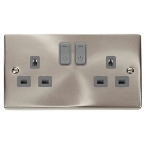 Click Scolmore - Click Deco Ingot 13A 2G Rf Smart Socket Deco Sc Gy (VPSC30536GY)