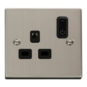 Click Scolmore - Click Deco Ingot 13A 1G Rf Smart Socket Deco Ss Bk (VPSS30535BK)
