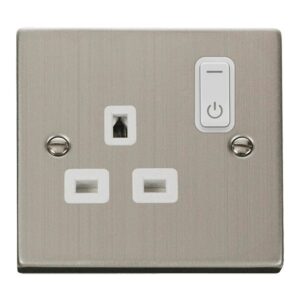 Click Scolmore - Click Deco Ingot 13A 1G Rf Smart Socket Deco Ss Wh (VPSS30535WH)