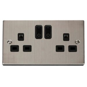 Click Scolmore - Click Deco Ingot 13A 2G Rf Smart Socket Deco Ss Bk (VPSS30536BK)