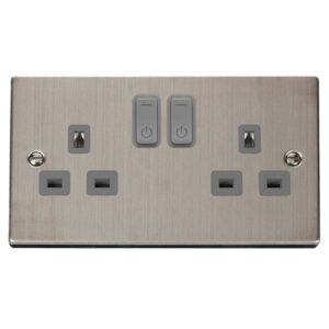 Click Scolmore - Click Deco Ingot 13A 2G Rf Smart Socket Deco Ss Gy (VPSS30536GY)