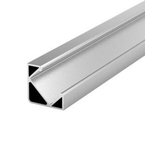 Arc LED 2 Metre 45 Degree Aluminium LED Profile - Silver (ARC-45DEGSIL)