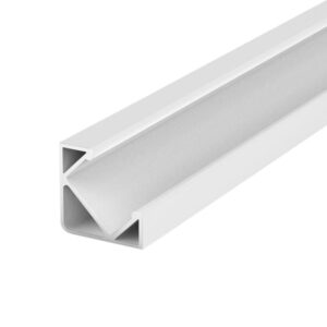 Arc LED 2 Metre 45 Degree Aluminium LED Profile - White (ARC-45DEGWHI)