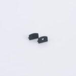 Arc LED Pair of End Caps for Arc LED Flat Profile (Anthracite) (ARC-FLAT-EC-7016)