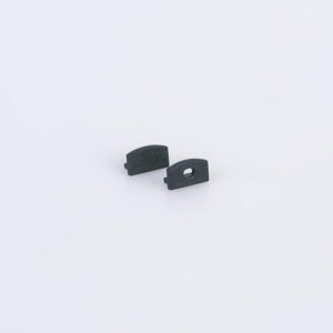 Arc LED Pair of End Caps for Arc LED Flat Profile (Anthracite) (ARC-FLAT-EC-7016)