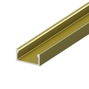 Arc LED ARC-FLAT 2 Metre 15x7mm Flat Aluminium LED Profile - Gold (ARC-FLAT-GOLD)