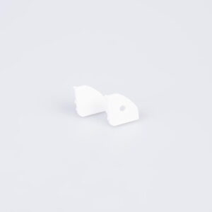 Arc LED Pair of End Caps for ARC-45DEGWHI Profile (White) (ARC-45ENDWH)