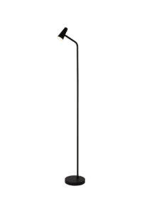 Floor Lamps - Searchlight Rechargeable Floor Lamp Black Metal (10450BK)