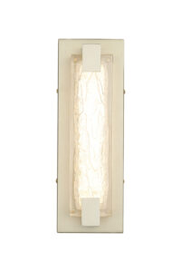 Wall Lighting - Searchlight Anchor LED Wall Light Gold Metal with Acrylic Shade (18380-32GO)