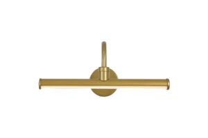 Picture Lights - Searchlight Vigo Rechargeable Picture Light Gold Metal (23330GO)