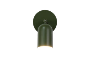 Wall Lighting - Searchlight Cone Rechargeable Wall Light Green Metal (23350GR)