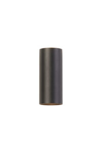 Wall Lighting - Searchlight Cyls Cylinder Up&Down Wall Light GU10 Black (24125BK)