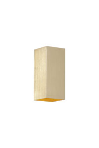 Wall Lighting - Searchlight Don Square Up&Down Wall Light GU10 Gold (24126GO)