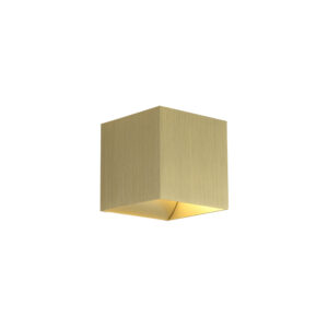 Wall Lighting - Searchlight Newton Square Up&Down Wall Light G9 Gold (24127GO)