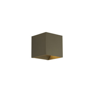 Wall Lighting - Searchlight Newton Square Up&Down Wall Light G9 Latte (24127LT)