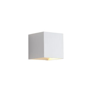 Wall Lighting - Searchlight Newton Square Up&Down Wall Light G9 White (24127WH)