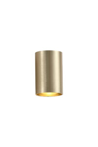 Wall Lighting - Searchlight Cyls Cylinder Down Wall Light GU10 Gold (24130GO)