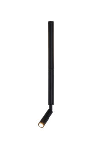 Wall Lighting - Searchlight Architect LED Wall Light with Reading Arm Black Metal (28127BK)