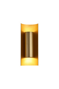 Wall Lighting - Searchlight Roll 2Lt Wall Light Gold Metal (28145GO)