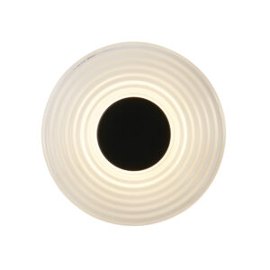 Wall Lighting - Searchlight Cleo LED Wall Light Matt Black Metal with Clear Glass (32210CL)