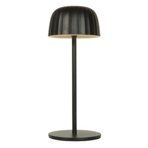 Table Lamps - Searchlight Ezra Outdoor Rechargeable Table Lamp Black (33610BK)