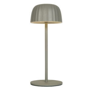 Table Lamps - Searchlight Ezra Outdoor Rechargeable Table Lamp Grey (33610GY)
