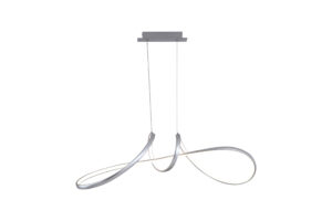 Ceiling Pendants - Searchlight Maisie LED Pendant Grey Metal (36524GY)