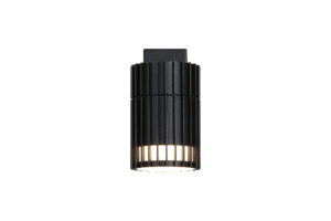 Wall Lighting - Searchlight Detroit Outdoor Wall Light Black Metal (37737BK)