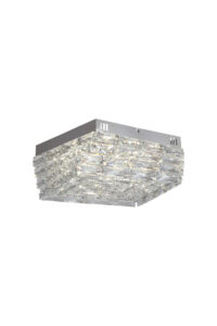 Ceiling Lighting - Searchlight Modena LED Flush Chrome and Clear Crystal (65810-420CC)