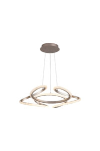 Ceiling Pendants - Searchlight Doodle LED Pendant Champagne Metal (66110CP)