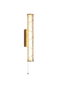 Wall Lighting - Searchlight Vibrate LED Wall Light Matt Gold with Glass (66311-1GO)