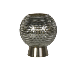 Table Lamps - Searchlight Mila Table Lamp Brass Metal & Green Glass (67008PB)