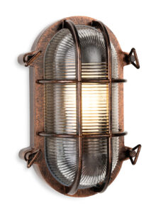Wall Lighting - Firstlight Turin Bulkhead Oval IP65 (6805AC)