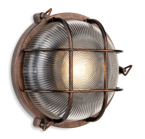 Wall Lighting - Firstlight Turin Bulkhead Round IP65 (6806AC)