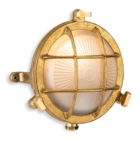 Wall Lighting - Firstlight Nautic 140mm Bulkhead IP64 (6819BR)