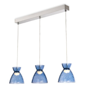 Ceiling Pendants - Firstlight Royale LED 3 Light Bar (6841CHBL)